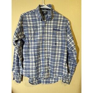 Wrangler Twenty X Women’s Button Down Blue Plaid Size Xxl